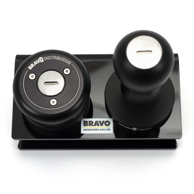 Suporte de acrílico para tamper e distribuidor Bravo