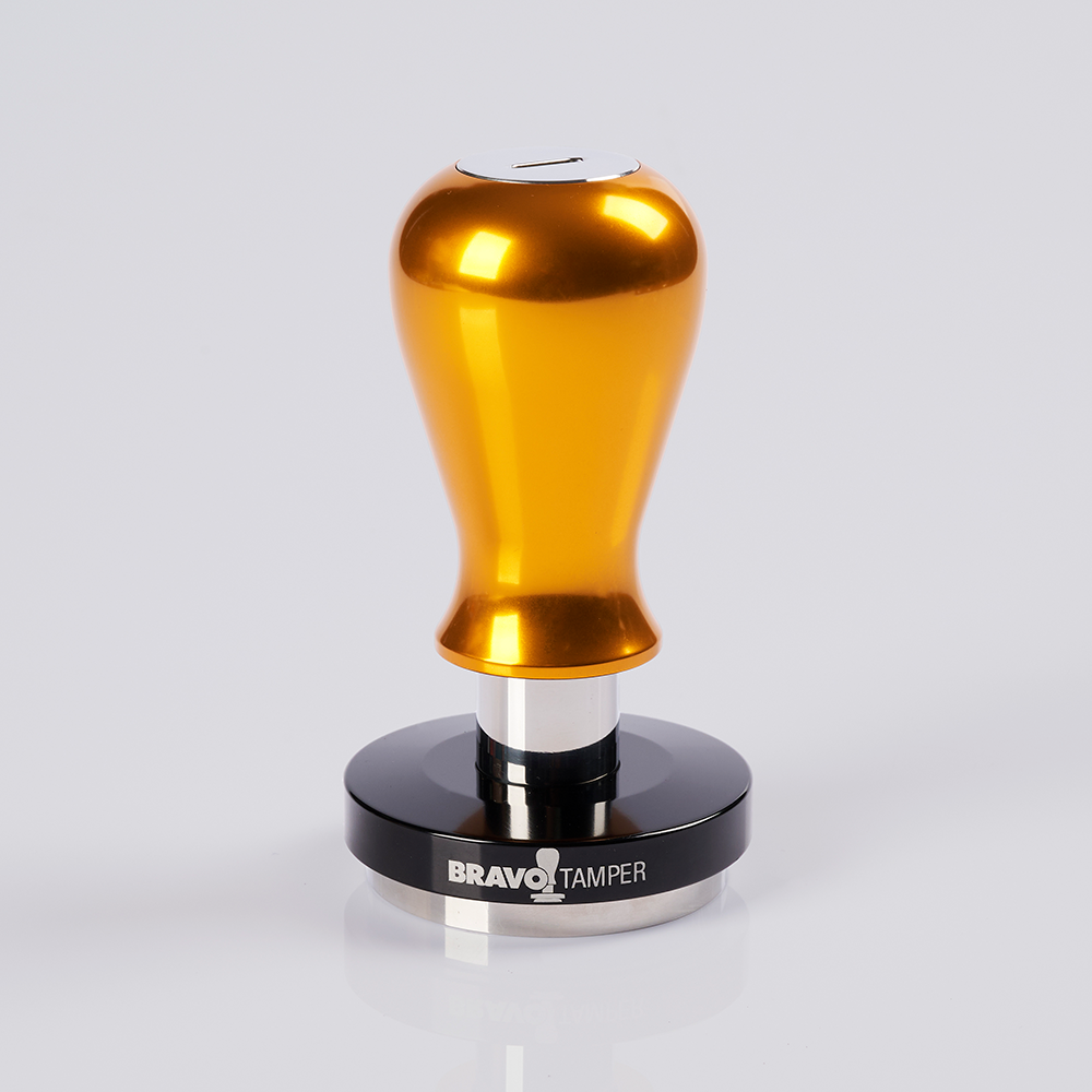 Tamper Bravo com Punho de Alumínio | Dourado