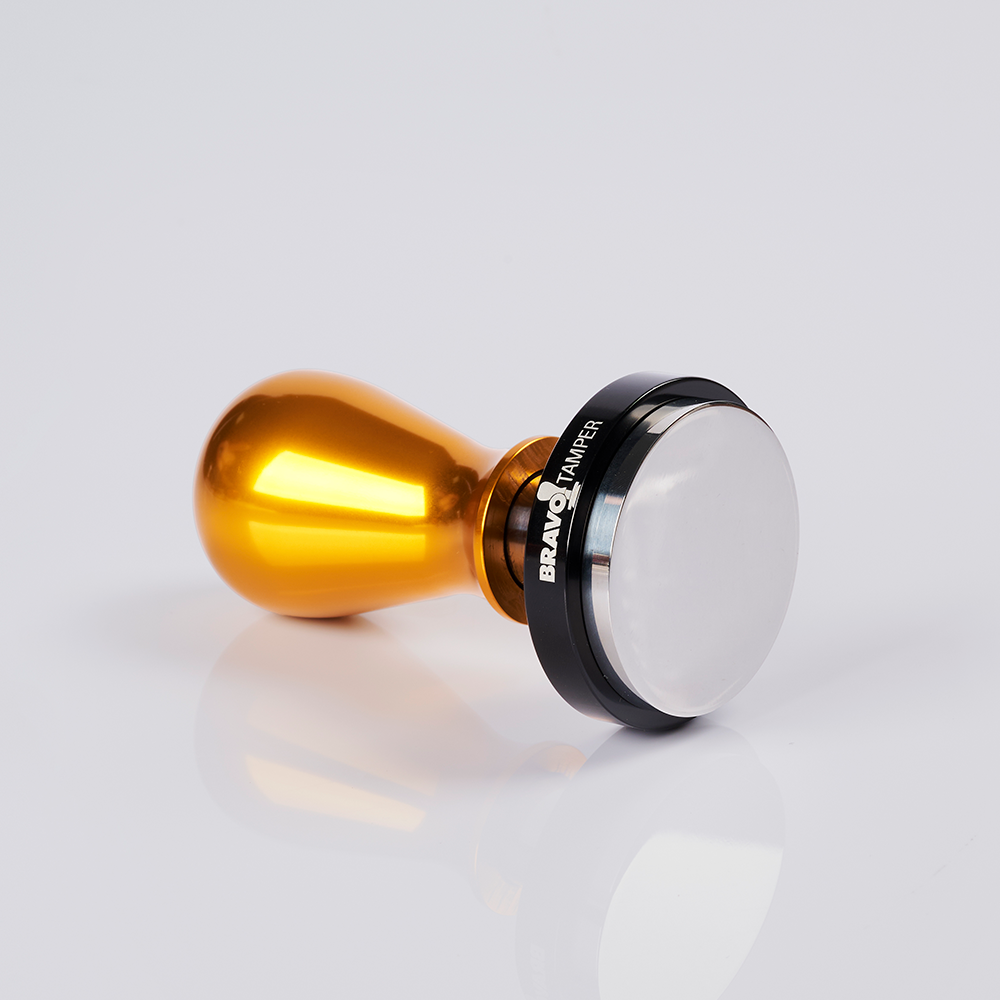 Tamper Bravo com Punho de Alumínio | Dourado